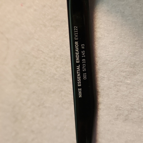 NIB NIKE ESSENTIAL ENDEAVOR SHINY BLACK GUNMETAL GREY SUNGLASSES - Picture 2 of 7